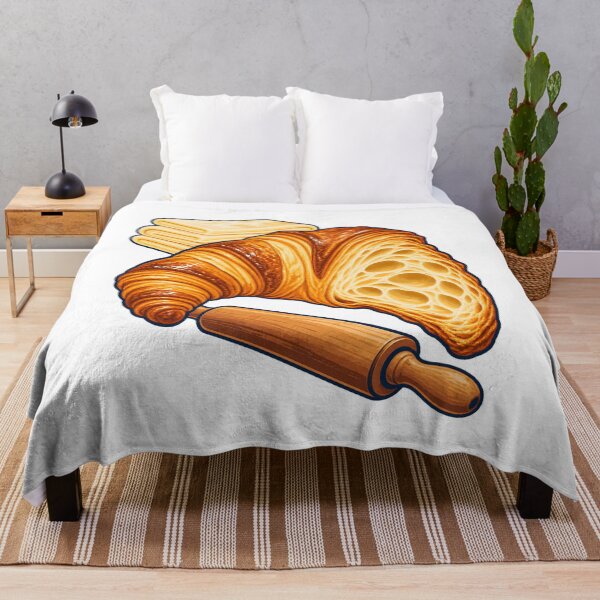 Item preview, Laminated Croissant Pastry Chef Graphic designed and sold by Philippa Shop.