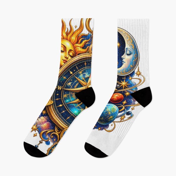 Item preview, Celestial compass sun moon planet designed and sold by urbanshop7.