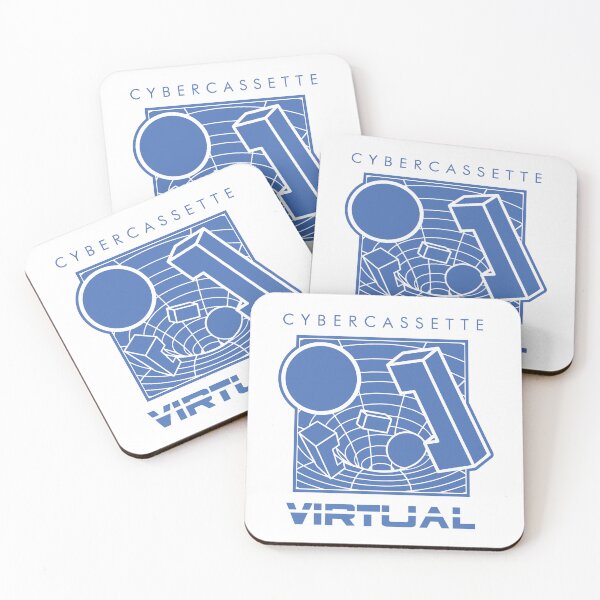 Item preview, Cybercassette VIRTUAL blue grid designed and sold by Cybercassette.