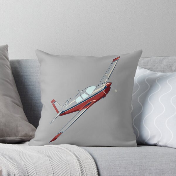 Item preview, Retro Moony M20R Airplane Illustration designed and sold by Museum Of Non-Existing Art.
