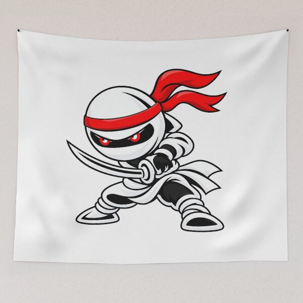 Item preview, Chibi Ninja Katana Strike - White Shōzoku designed and sold by Chibi Ninja Squad.