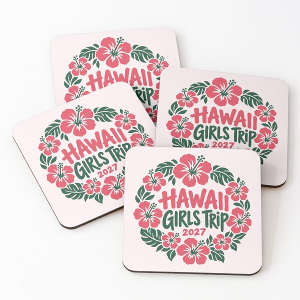 Item preview, Hawaii Girls Trip 2027 Hibiscus Lei designed and sold by Small Kine Prints.