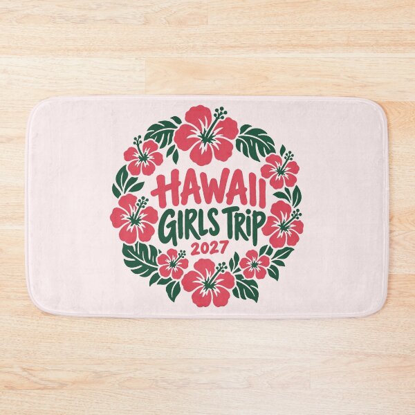 Item preview, Hawaii Girls Trip 2027 Hibiscus Lei designed and sold by Small Kine Prints.