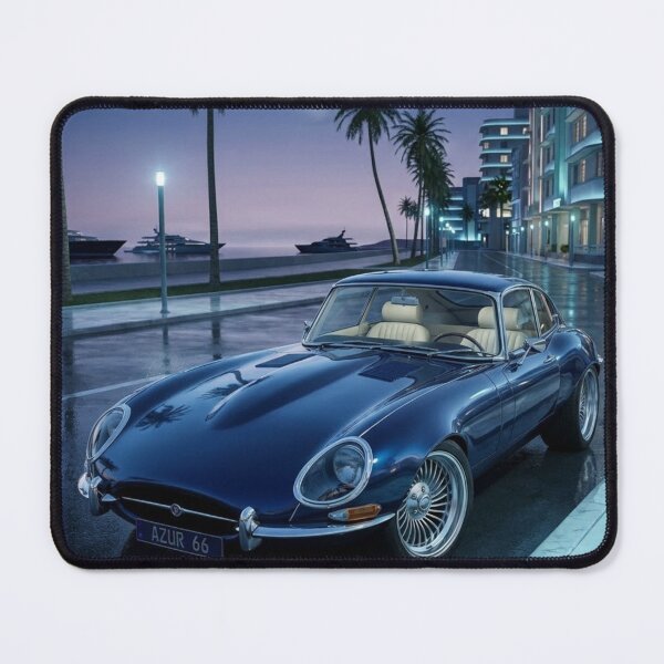 Item preview, Blue Hour Club – Midnight Blue Vintage Sports Car designed and sold by designbyuzi.