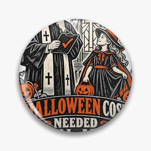 Item preview, My Halloween Costume Needed Pastoral Approval Funny Exvangelical Halloween Shirt designed and sold by GloryandFame.