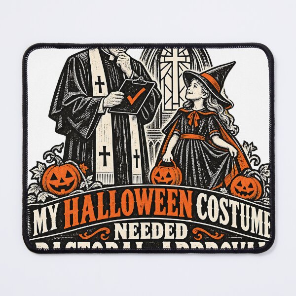 Item preview, My Halloween Costume Needed Pastoral Approval Funny Exvangelical Halloween Shirt designed and sold by GloryandFame.