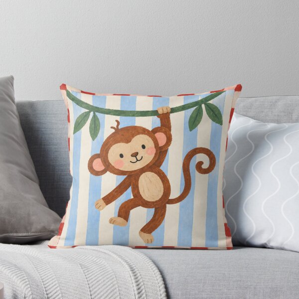 Item preview, Cute Vintage Monkey - Safari Animal Print for Baby's Room designed and sold by MdeMaria04.