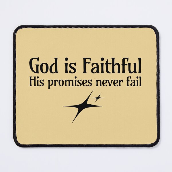 Item preview, God Is Faithful — His Promises Never Fail | Faith & Reflection designed and sold by HopeFilled Ink.