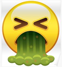 Vomit Emoji Posters | Redbubble