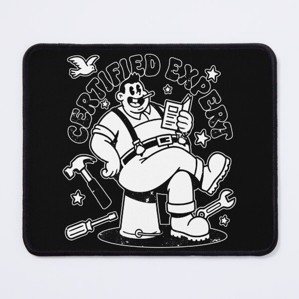 Item preview, Certified Expert at Everything – The Handy Know-It-All Who Fixes It All, Dark Version designed and sold by DopeVibeStuff.