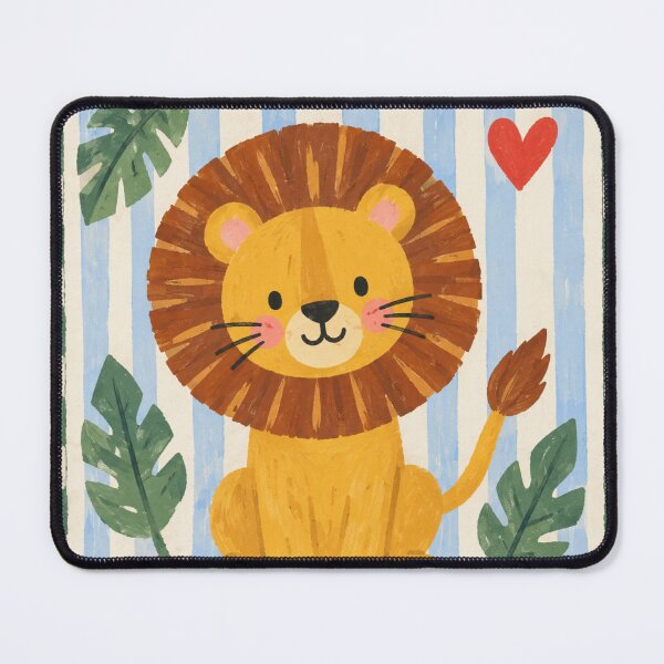 Item preview, Vintage Lion Children's Print – Safari Illustration for Baby's Room designed and sold by MdeMaria04.