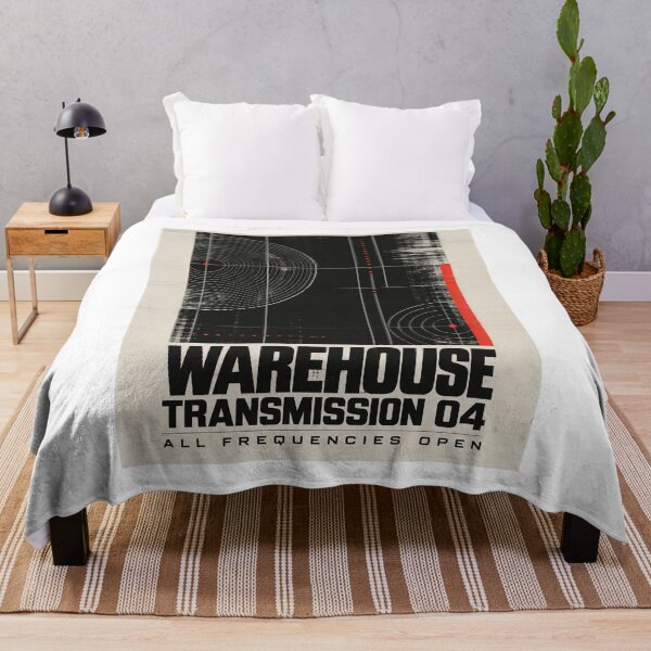 Item preview, Warehouse Transmission 04 – Industrial Techno Rave Poster designed and sold by granitvit.