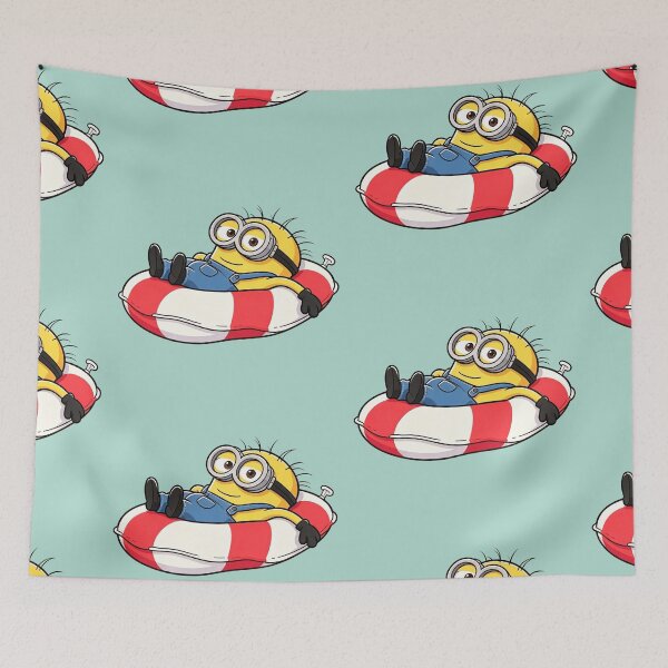 Item preview, Minion on Pool Float designed and sold by LuloCreative.