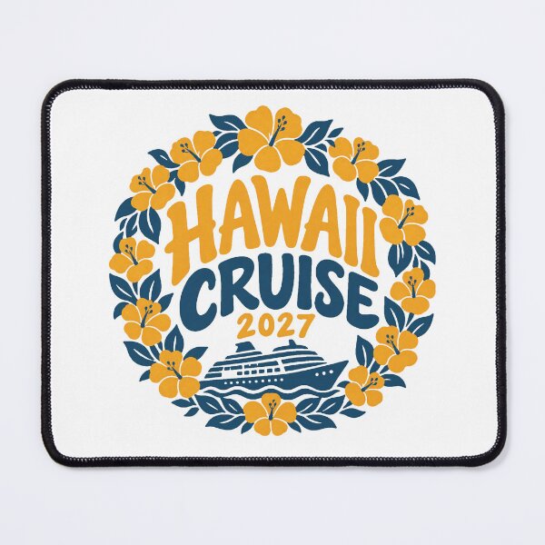 Item preview, Hawaii Cruise 2027 Hibiscus Lei designed and sold by Small Kine Prints.