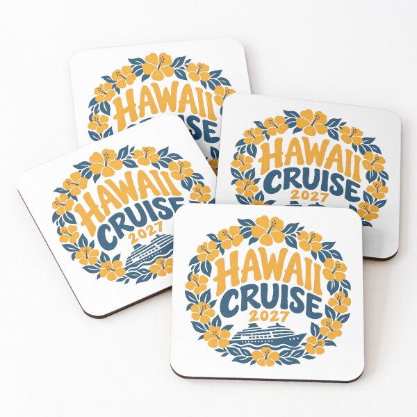 Item preview, Hawaii Cruise 2027 Hibiscus Lei designed and sold by Small Kine Prints.