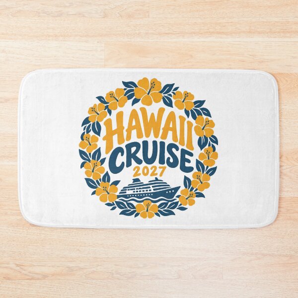 Item preview, Hawaii Cruise 2027 Hibiscus Lei designed and sold by Small Kine Prints.