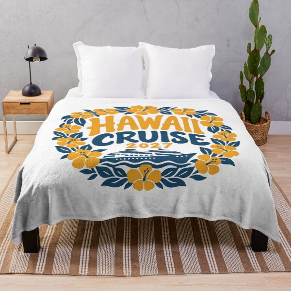 Item preview, Hawaii Cruise 2027 Hibiscus Lei designed and sold by Small Kine Prints.