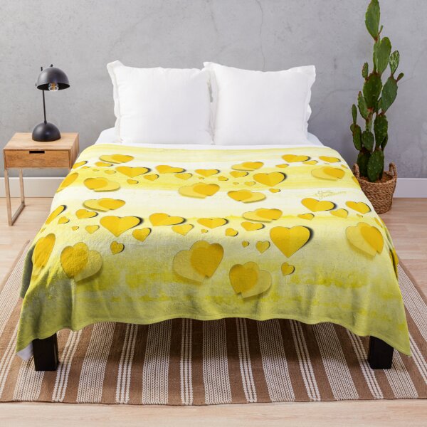 Item preview, Heart Felt in Yellow designed and sold by Fluid Artzworx.