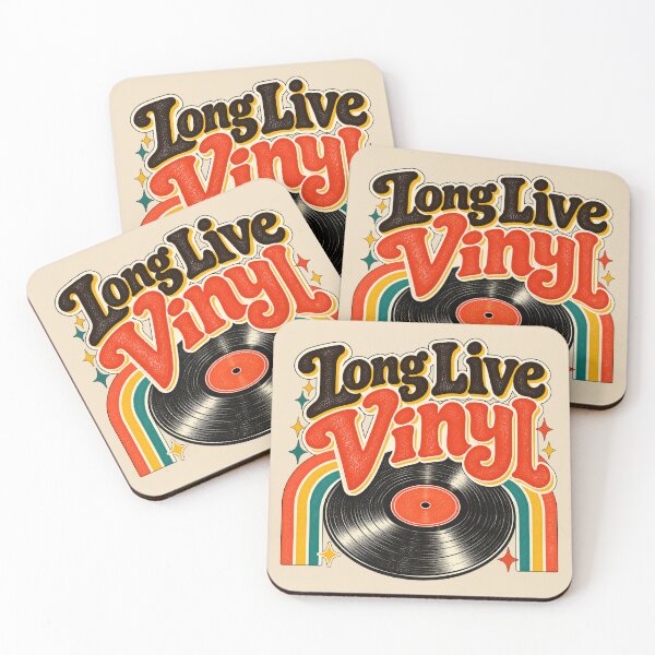 Item preview, Long Live Vinyl - Retro 70s Record Collector designed and sold by NViora.