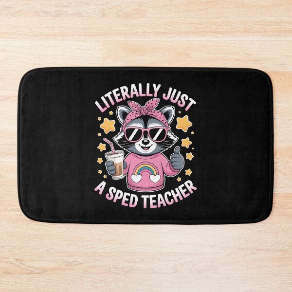 Item preview, Literally Just A SPED Teacher – Funny Cool Raccoon Special Ed Art designed and sold by jkrphoto.