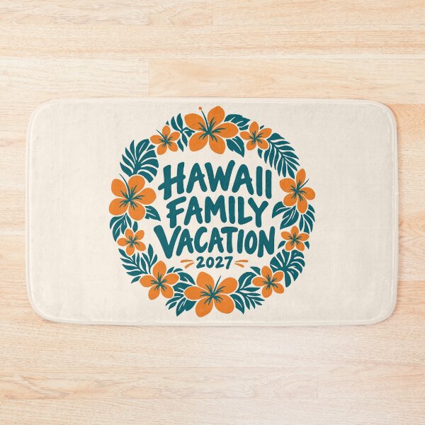 Item preview, Hawaii Family Vacation 2027 Hibiscus Lei designed and sold by Small Kine Prints.