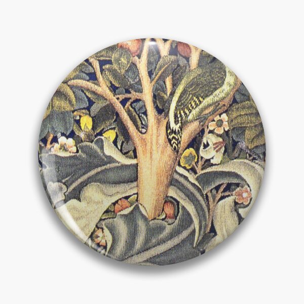 Item preview, William Morris's Woodpecker Tapestry (1885) designed and sold by AngyDesigns49.