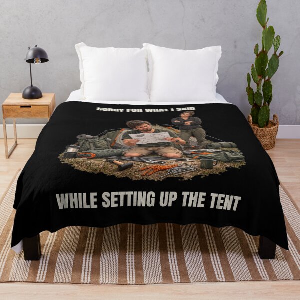 Item preview, Sorry For What I Said While Setting Up The Tent – Funny Camping Humor designed and sold by GeekAnglerStore.