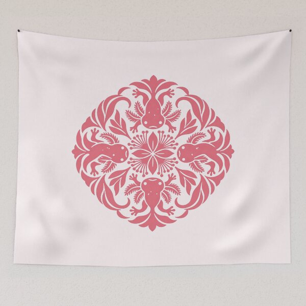 Item preview, Pink Axolotl Quilt Pattern Cute Axolotl designed and sold by Small Kine Prints.