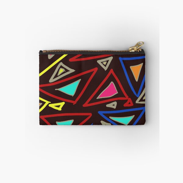 Aperçu de l'œuvre Motif chaotique aléatoire de triangles créée et vendue par PatternShow.