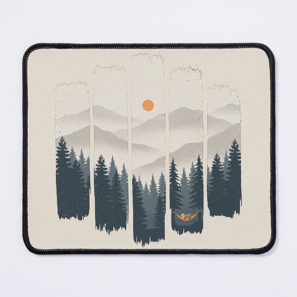 Item preview, Out of Office Hammock in a Misty Forest designed and sold by Rariks.