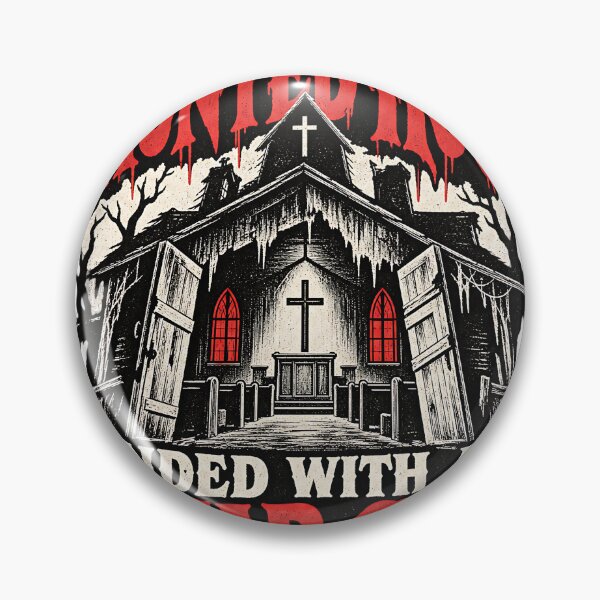 Item preview, The Haunted House Ended With An Altar Call Funny Exvangelical Halloween Shirt designed and sold by GloryandFame.