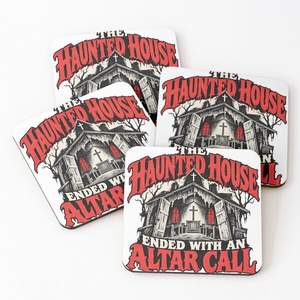 Item preview, The Haunted House Ended With An Altar Call Funny Exvangelical Halloween Shirt designed and sold by GloryandFame.
