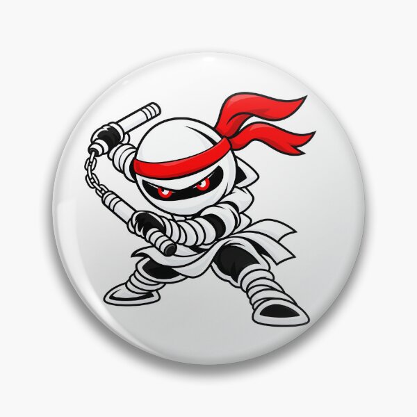 Item preview, Chibi Ninja Nunchucks – White Shōzoku designed and sold by Chibi Ninja Squad.