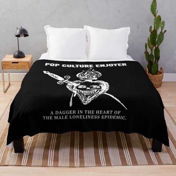 Item preview, Pop Culture Enjoyer - A Dagger In The Heart Of The Male Loneliness Epidemic designed and sold by JamesBomDavis.