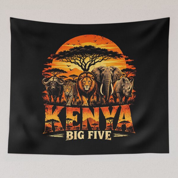 Item preview, Kenya Big Five African Safari designed and sold by Noctilune.
