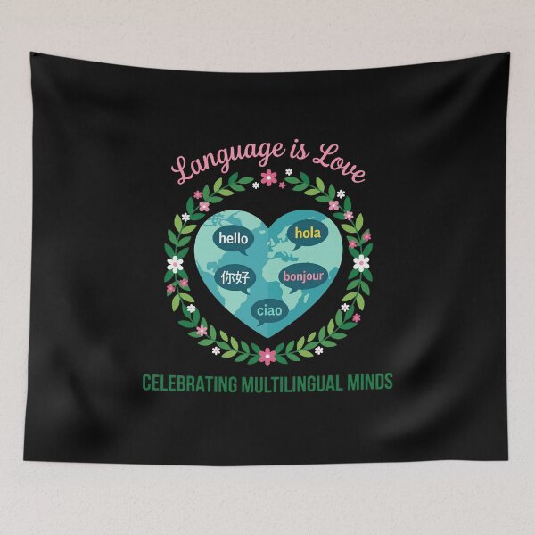 Item preview, ESL Teacher Language is Love Celebrating Multilingual Minds designed and sold by w66aboo.