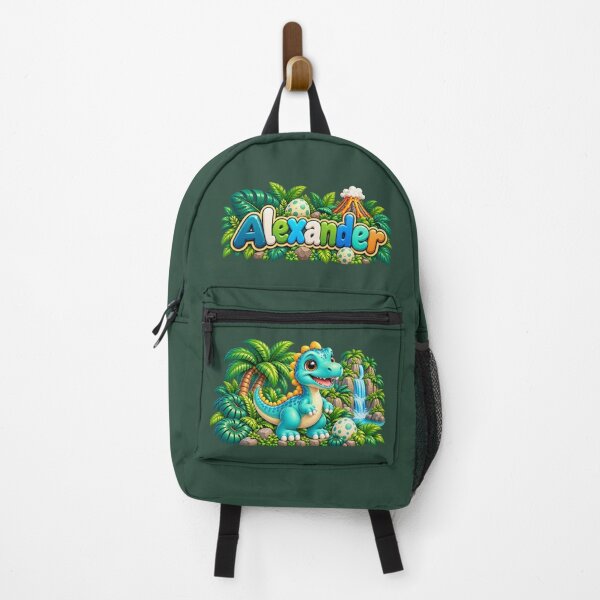 Item preview, Alexander Little Dino Adventure – Cute Dinosaur Kids Backpack designed and sold by HO•Designs.
