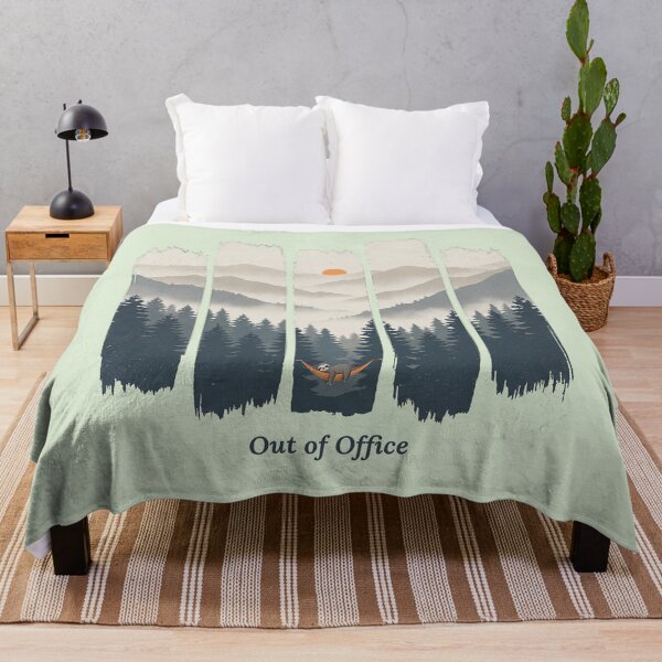 Item preview, Out of Office Forest Hammock with Text designed and sold by Rariks.