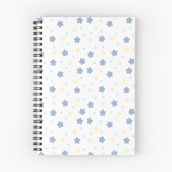 Item preview, Blue and Yellow Floral Notebook designed and sold by FeefeeShop.