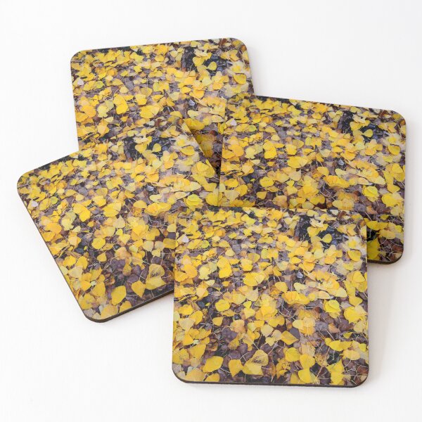 Item preview, Golden Autumn Leaves on the Forest Floor designed and sold by onubi.