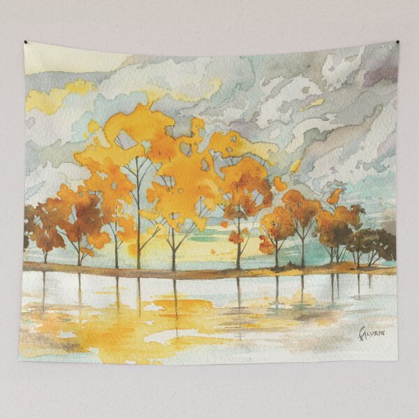 Item preview, Autumn Treescape designed and sold by kirimoth.