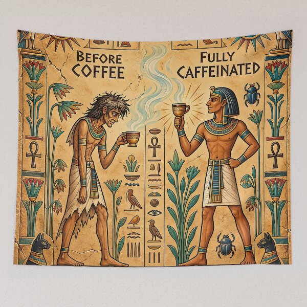 Item preview, Ancient Egyptian Coffee Before and After Caffeine designed and sold by Curio Meridian.
