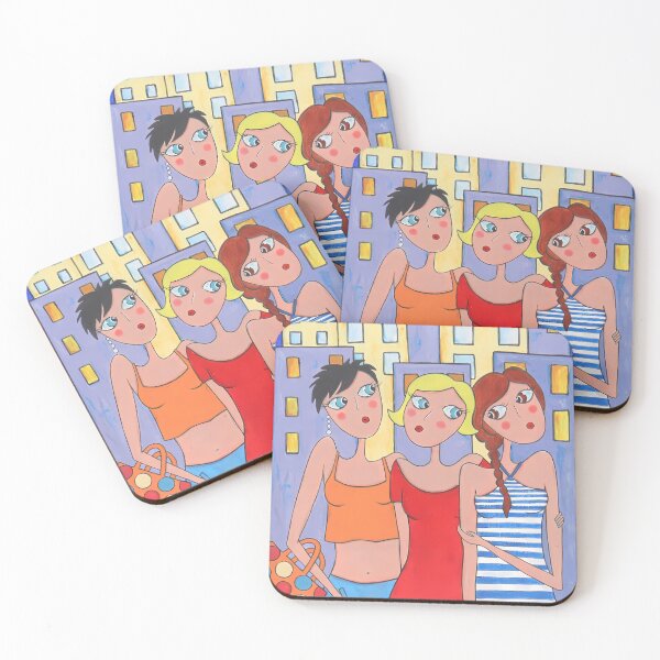 Item preview, Three Friends In City designed and sold by Diarta.