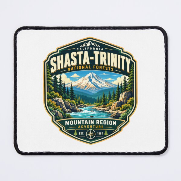 Item preview, California Shasta-Trinity National Forests Mountain Region Adventure Est. 1964 designed and sold by ManilStuck237.