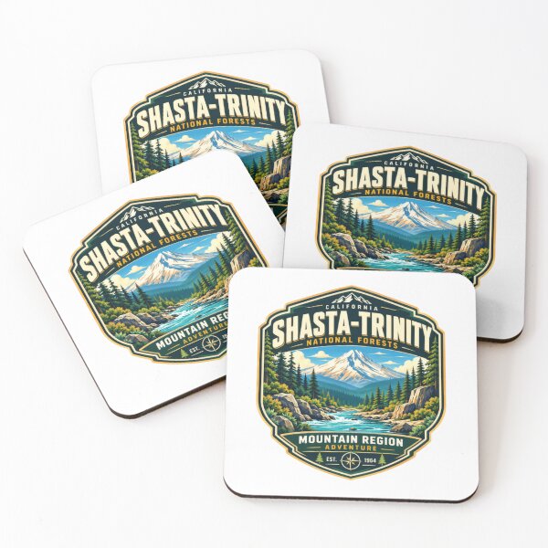 Item preview, California Shasta-Trinity National Forests Mountain Region Adventure Est. 1964 designed and sold by ManilStuck237.