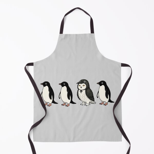 Item preview, Funny Snowy Owl in Penguin Costume Imposter Syndrome Winter Bird designed and sold by Jokerstyle.