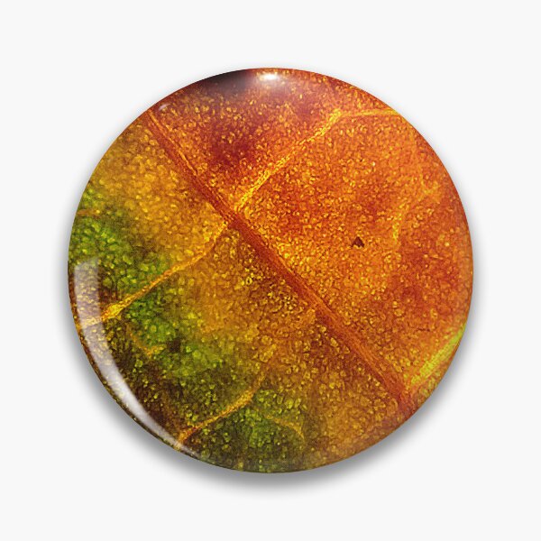Item preview, Abstract Autumn Leaf Macro – Fiery Orange and Green Textures designed and sold by onubi.