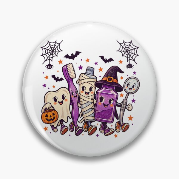 Item preview, Halloween Beauty Tools Spooky Friends designed and sold by LuveraxArt.