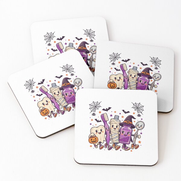 Item preview, Halloween Beauty Tools Spooky Friends designed and sold by LuveraxArt.