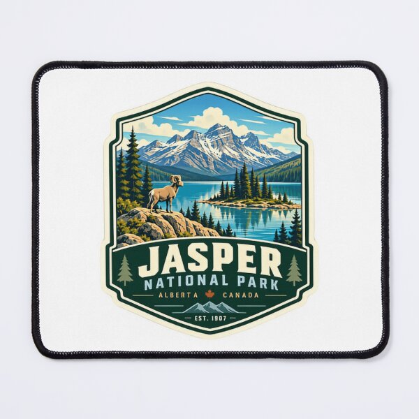 Item preview, Jasper National Park Alberta Canada Travel Hiking Nature Lover designed and sold by ManilStuck237.